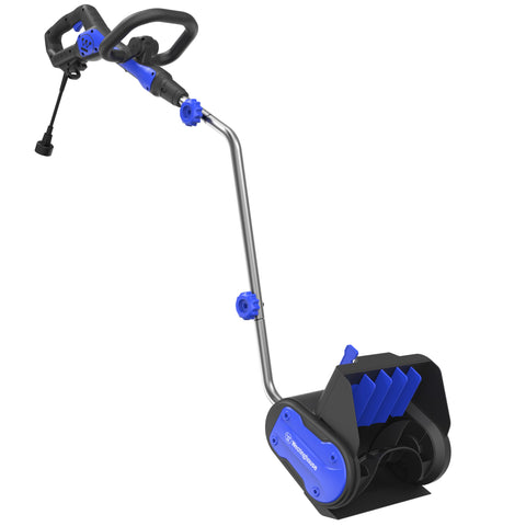 Westinghouse WSnow11S shows quick 11-inch wide path snow clearing for driveways