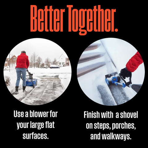 Westinghouse WSnow11SD throws snow up to 20 feet for extended reach.