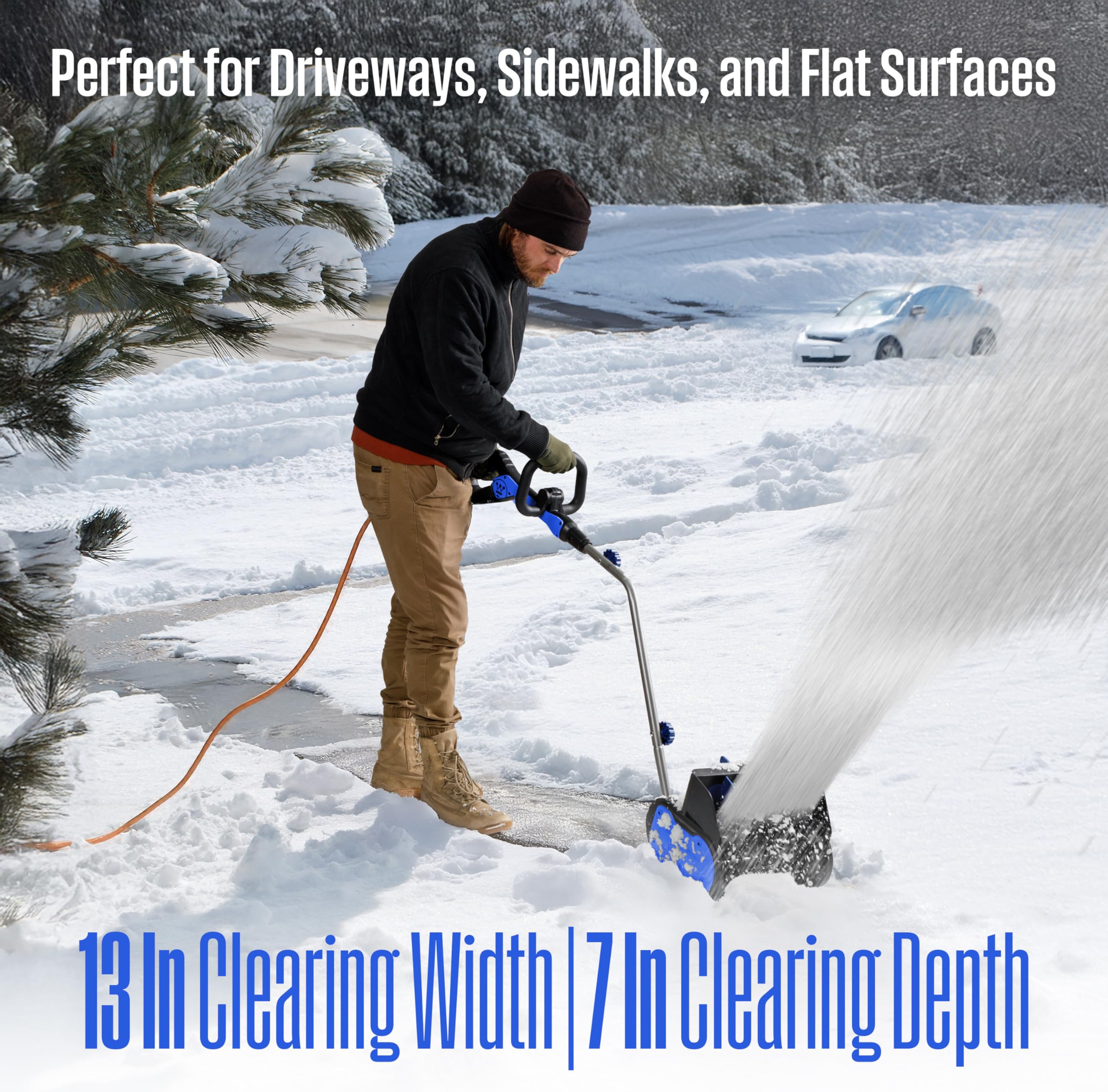 Westinghouse WSnow13S ice-scraper blade protects surfaces while clearing