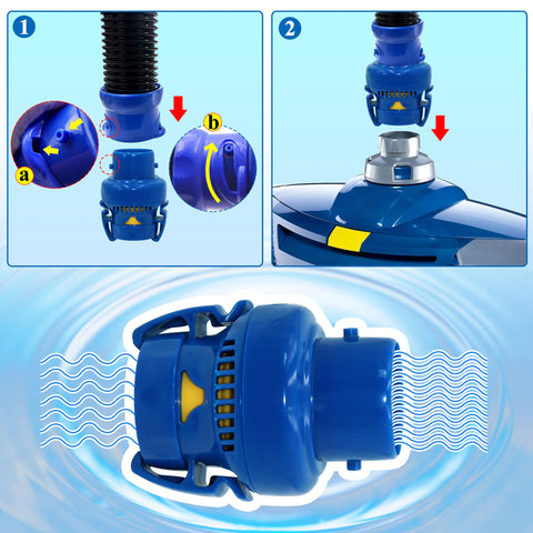 Easy click-in installation of FRV100 valve