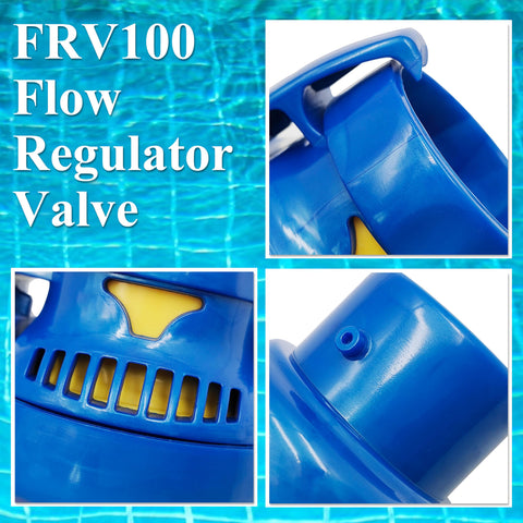 FRV100 real-time flow adjustment maintains optimal suction during cleaning