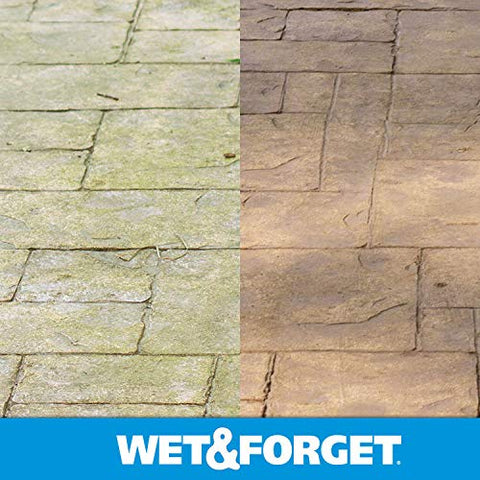Wet & Forget being used on driveway for exterior cleaning outcomes.