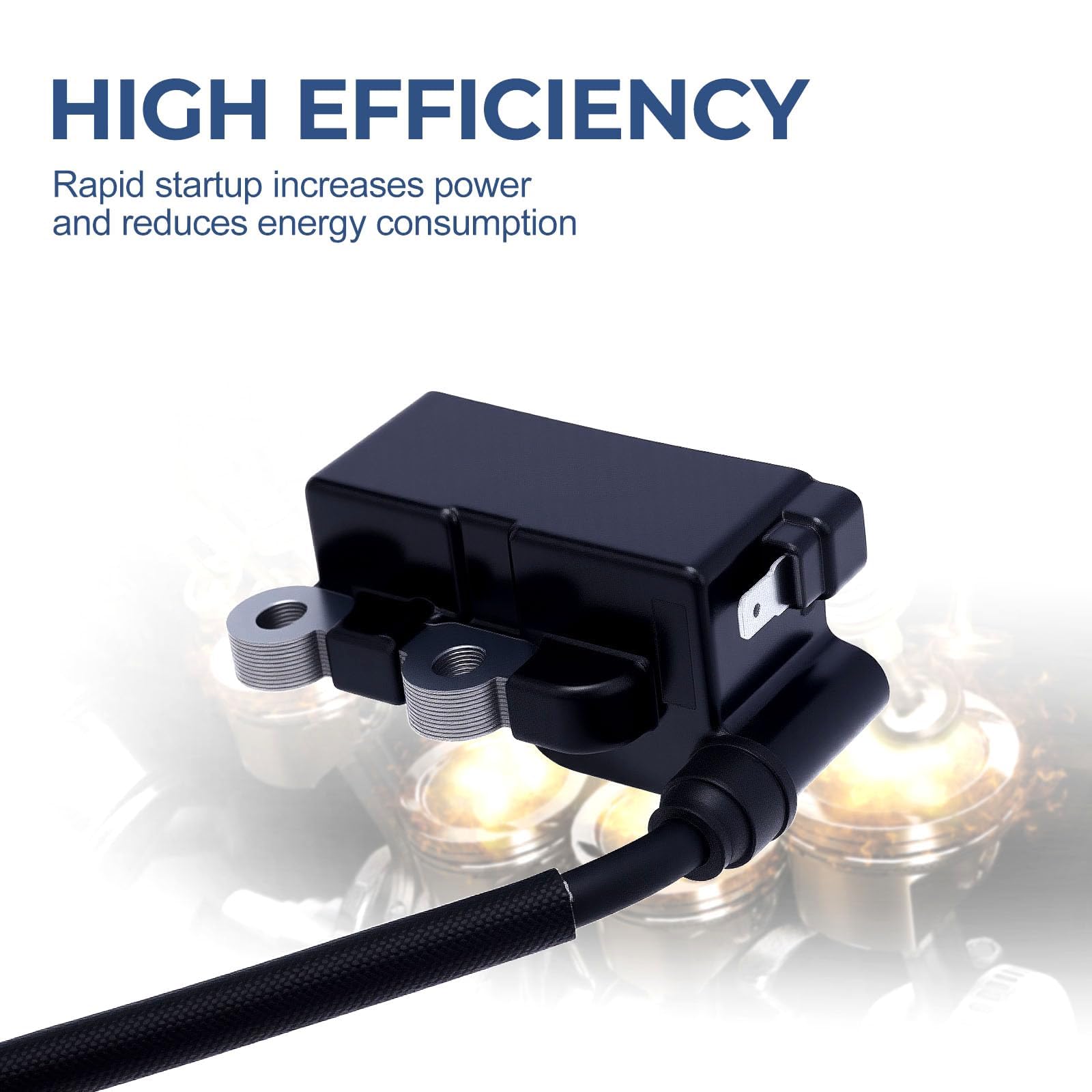 Wetenex ignition coil for Ryobi RY253SSVNM promotes dependable starts on demanding cuts