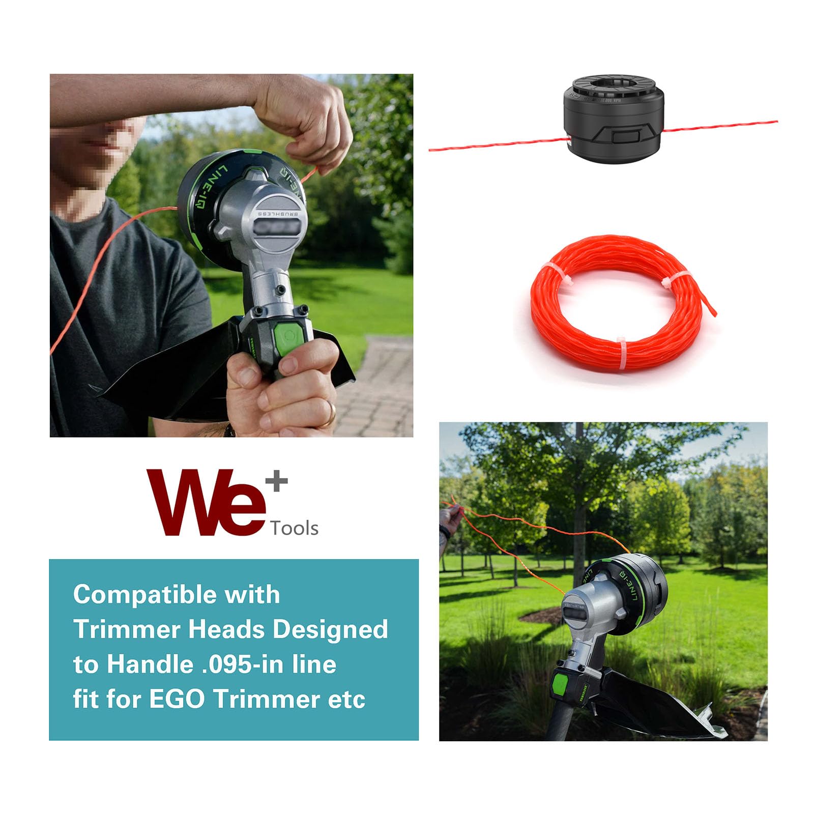 WETOOLPLUS coextruded design detail improves resistance to breaks and wear.