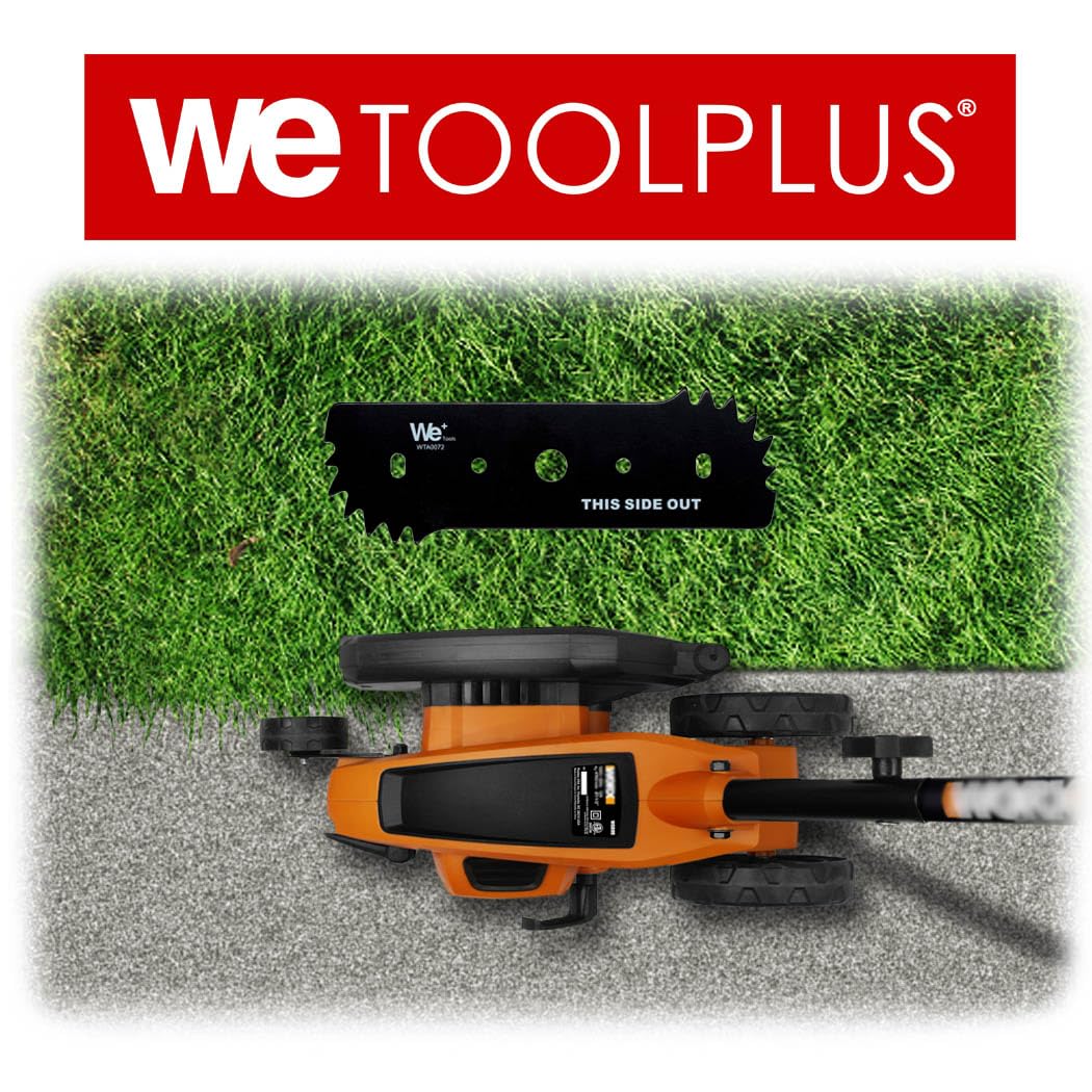 WETOOLPLUS easy-installation edger blades enabling quick swap and continued edge quality.
