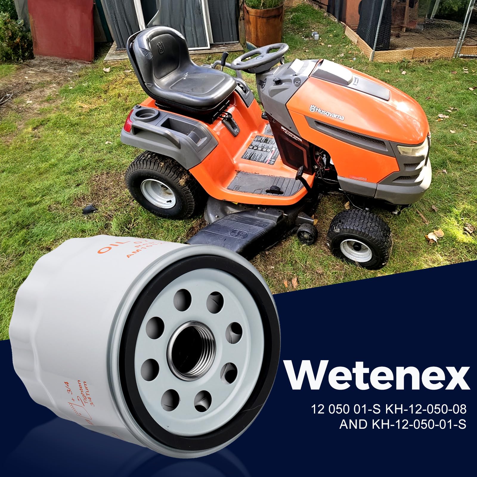Wetenex Kohler M18/M20 oil filter supports durable engine lubrication