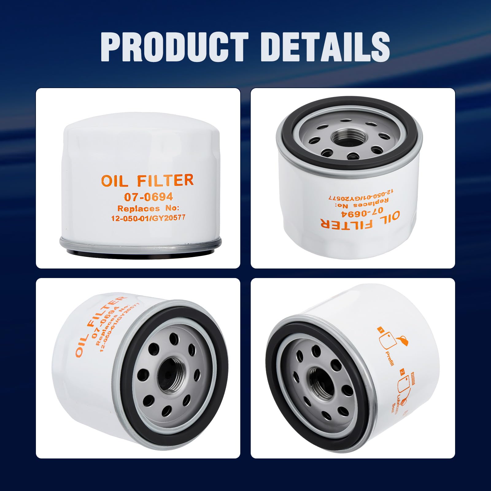 Wetenex oil filter sealing performance prevents leaks and contamination