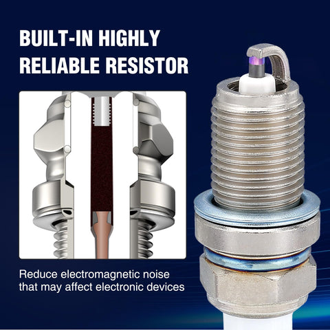 Wetenex RC12YC spark plug installed on engine cylinder for reliable ignition