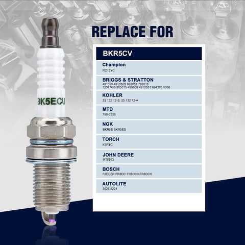 Wetenex RC12YC spark plug two-pack ready for quick maintenance