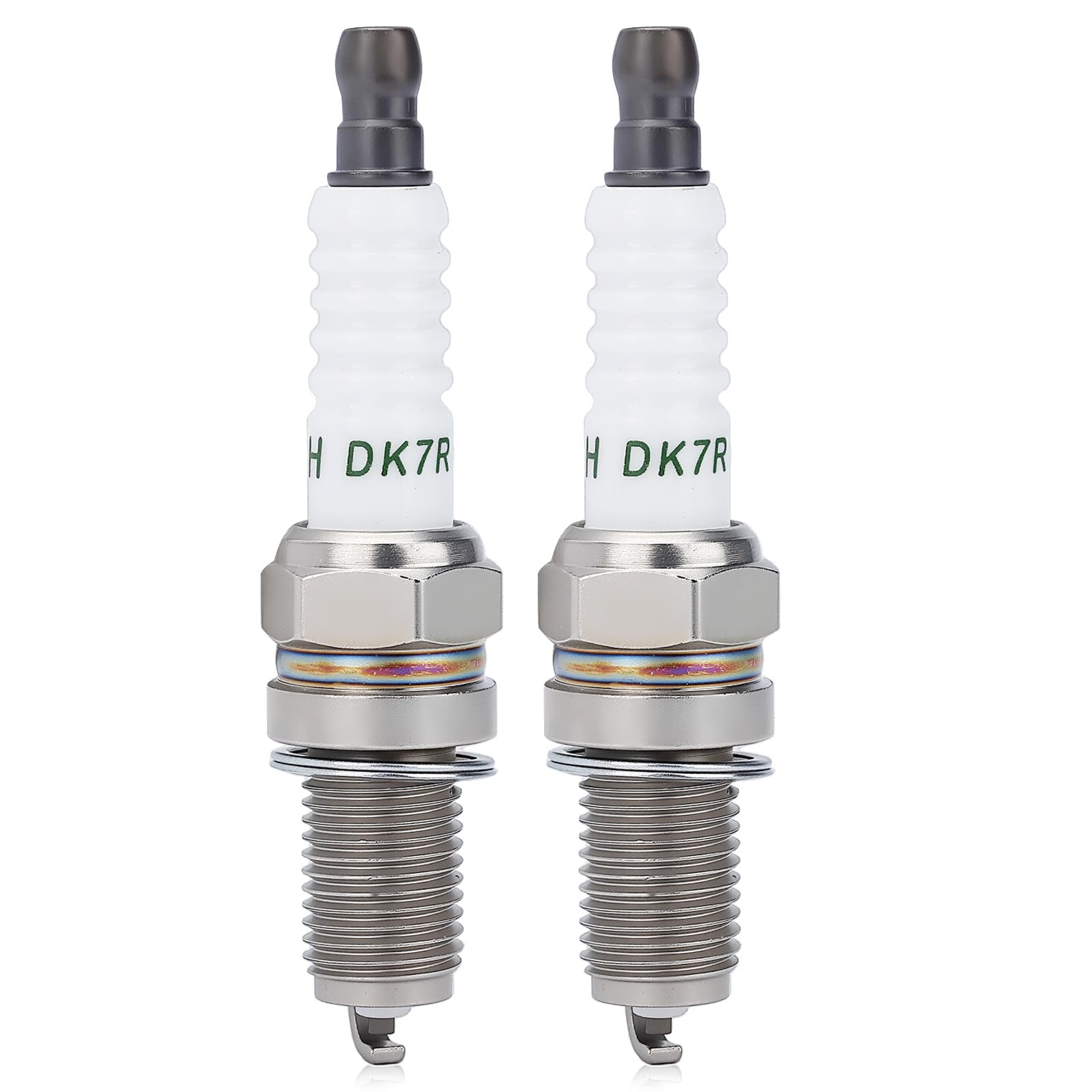 Wetenex NGK DCPR6E spark plug close-up view, improves ignition consistency.