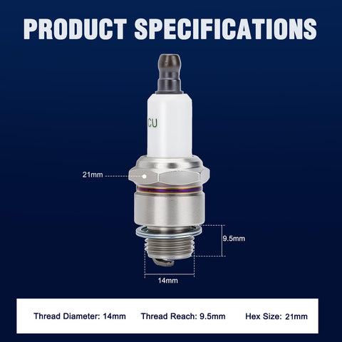 Wetenex Tecumseh 35395 spark plug for crisp ignition and reduced fouling.