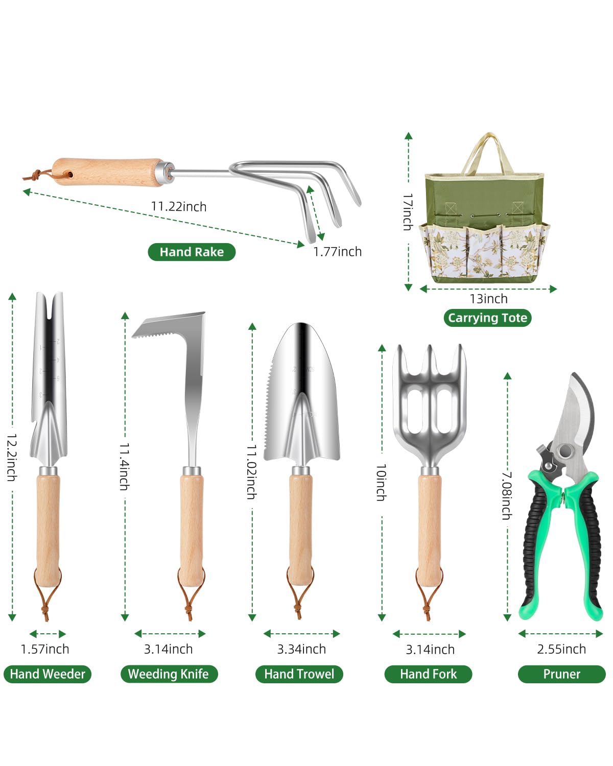 Wevelel gift-ready gardening set ideal for Mother's Day or birthdays.
