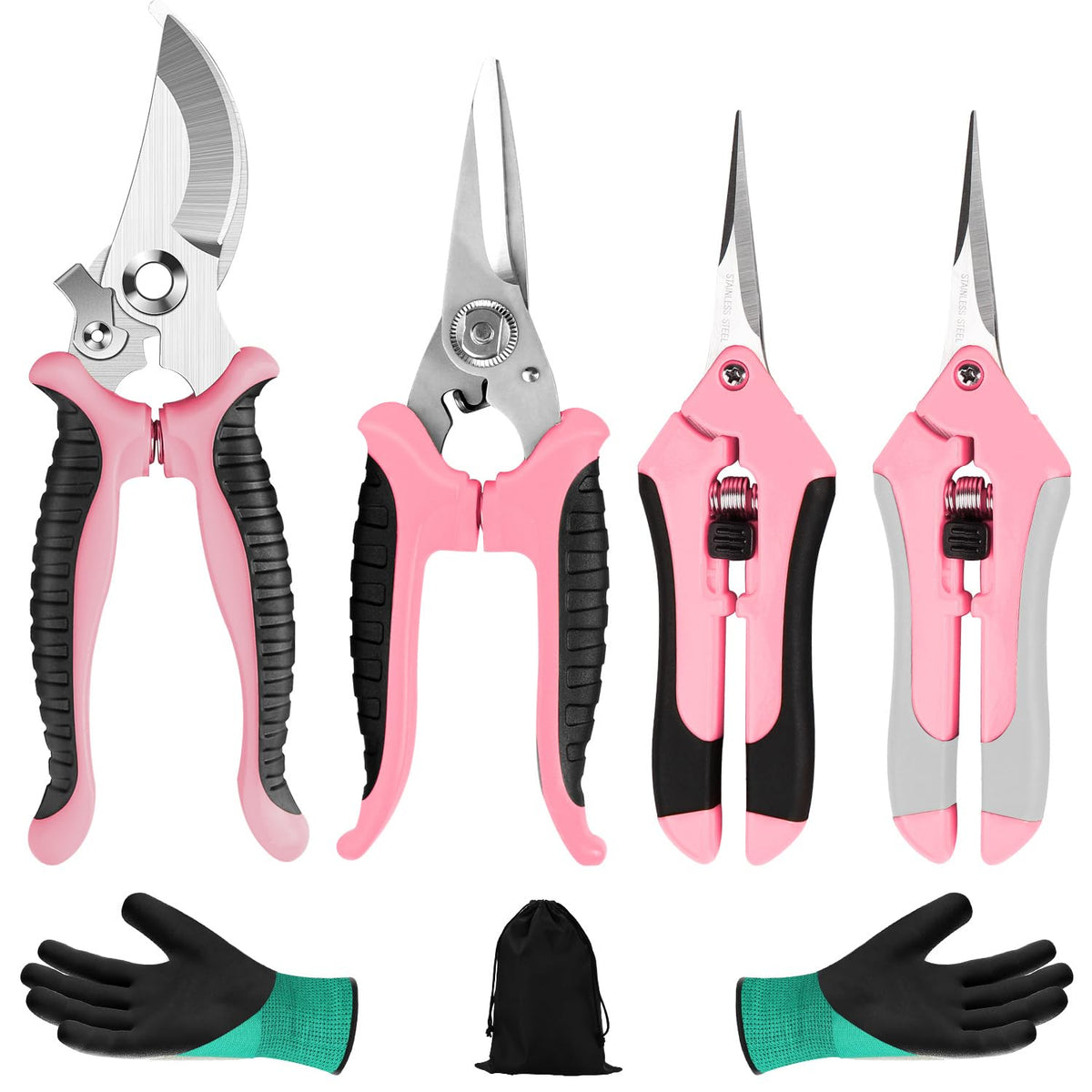 Wevove garden pruning shears with stainless blades for precise cuts