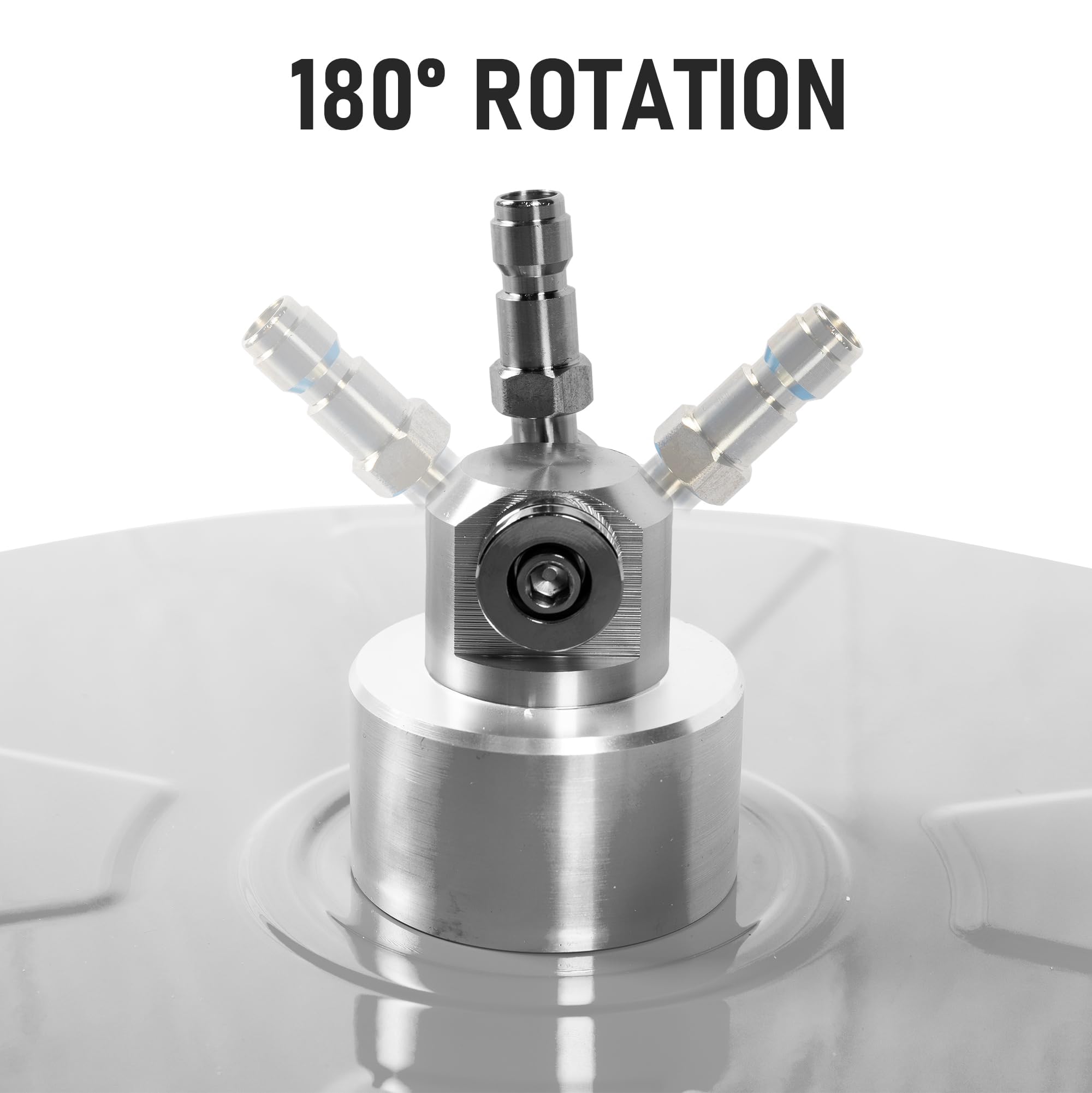 Wexo Palindrog 1/4-inch quick connector simplifies wand attachment.