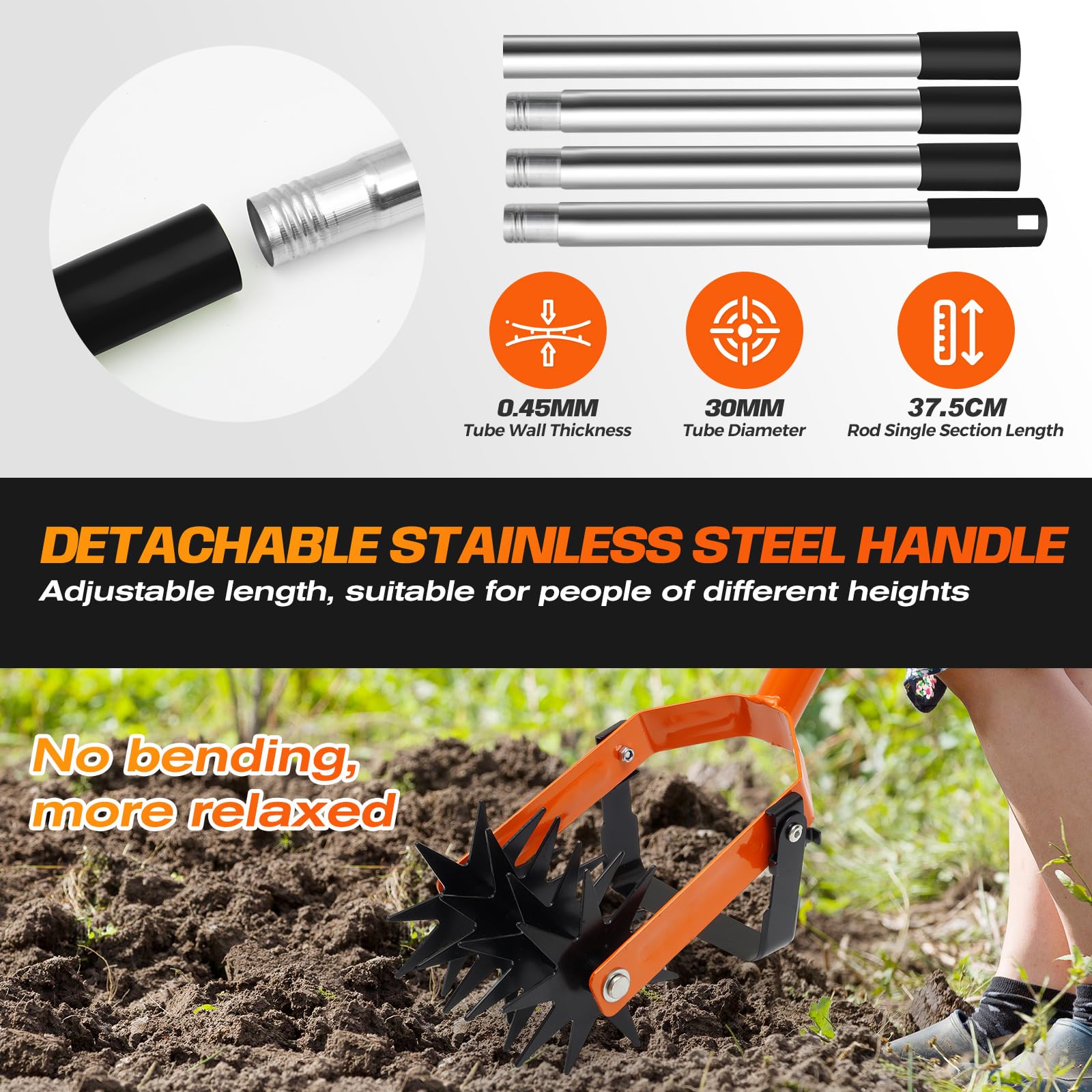 Wexoride 72 inch blade built from durable high-carbon steel resists wear