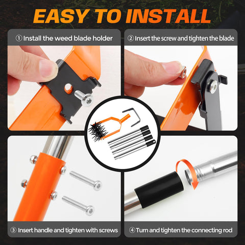 Wexoride ergonomic grip ensures comfortable control during longer gardening sessions