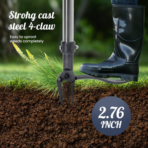 Wexoride easy-clean weed puller supports quick rinse after use.