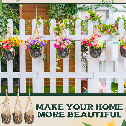Weysat garden trellis decor orchid basket for patio or yard.