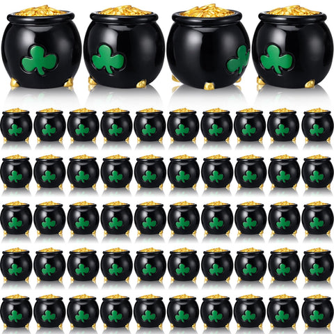 Weysat mini St Patrick's cauldron with gold coin design for festive table styling.