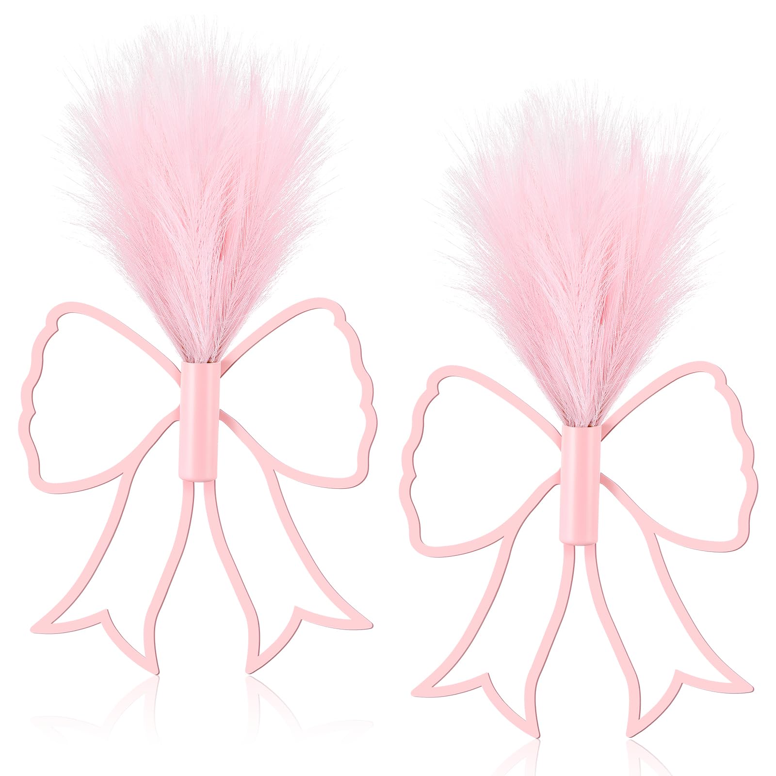 Weysat pink bow wall planter adds a charming focal point to nursery decor.