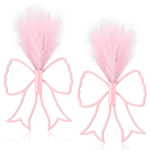 Weysat pink bow wall planter adds a charming focal point to nursery decor.