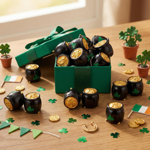Weysat spring decor cauldron adds festive charm to any space.