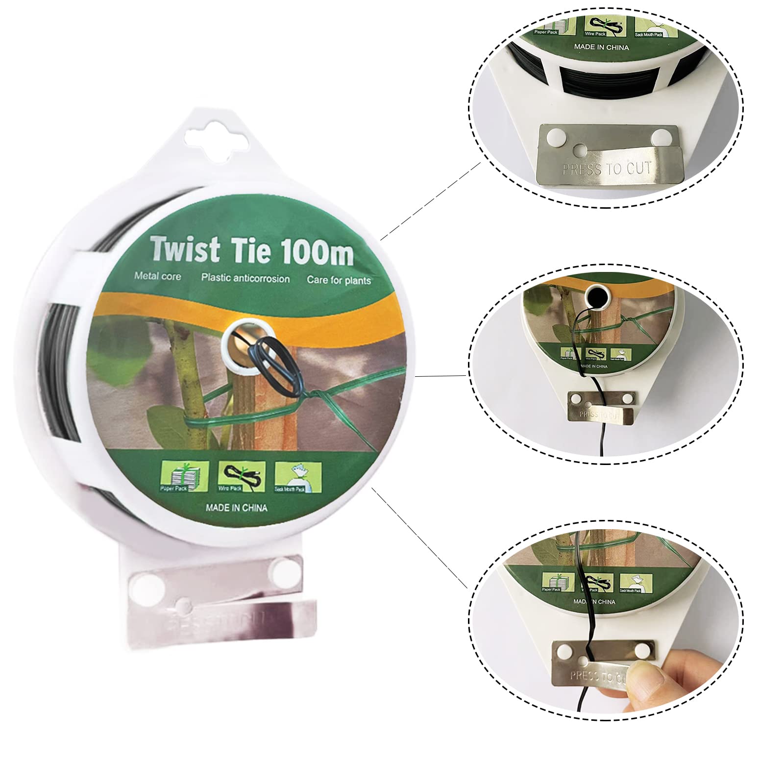 WFAUIBR garden tie supports plants for neat growth