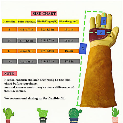 wfkwcxw Cactus-Proof Glove ideal for handling spiny plants.