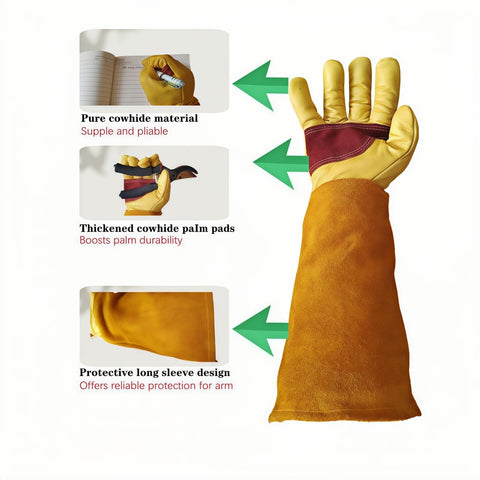 wfkwcxw Elbow-Length Sleeve Glove adds extended protection for tricky plants.