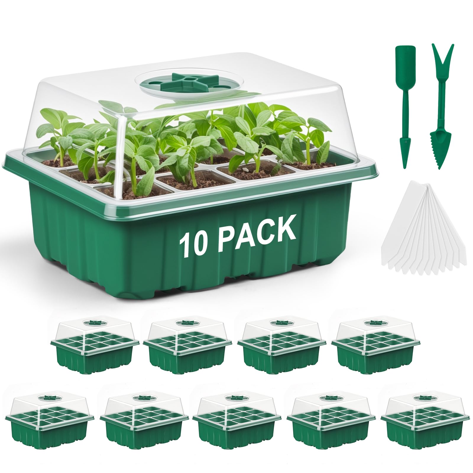 WFOEJEJ seed starter tray 120 cells supports organized germination