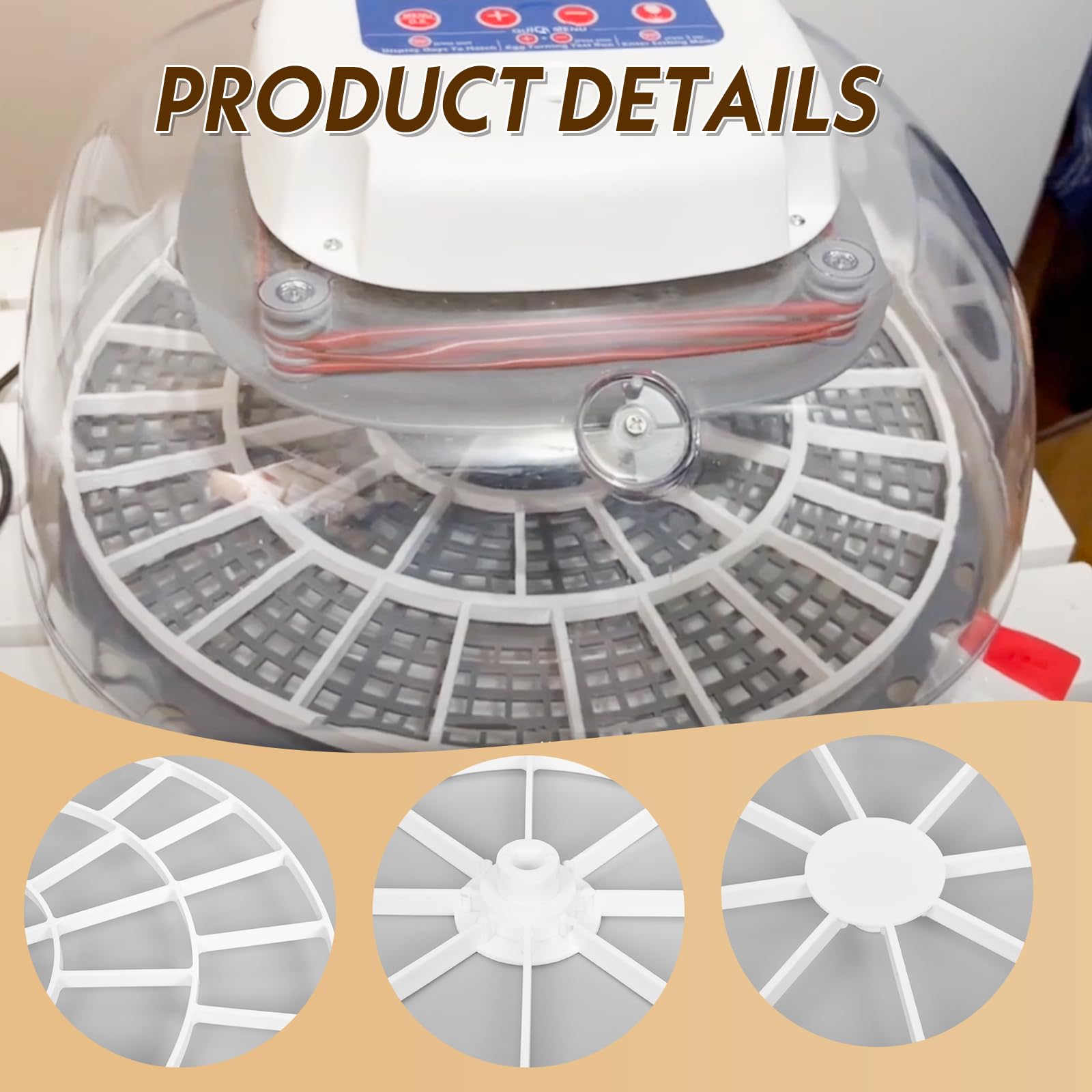 WFXSHparts compact durable egg tray suits small-scale hatching setups.