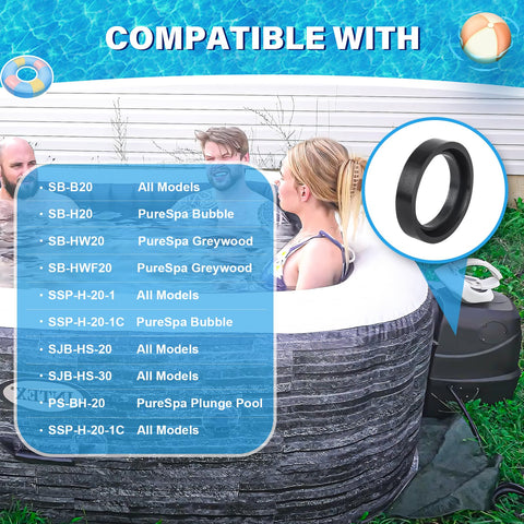 WFXSHparts easy install seal kit for quick spa maintenance.