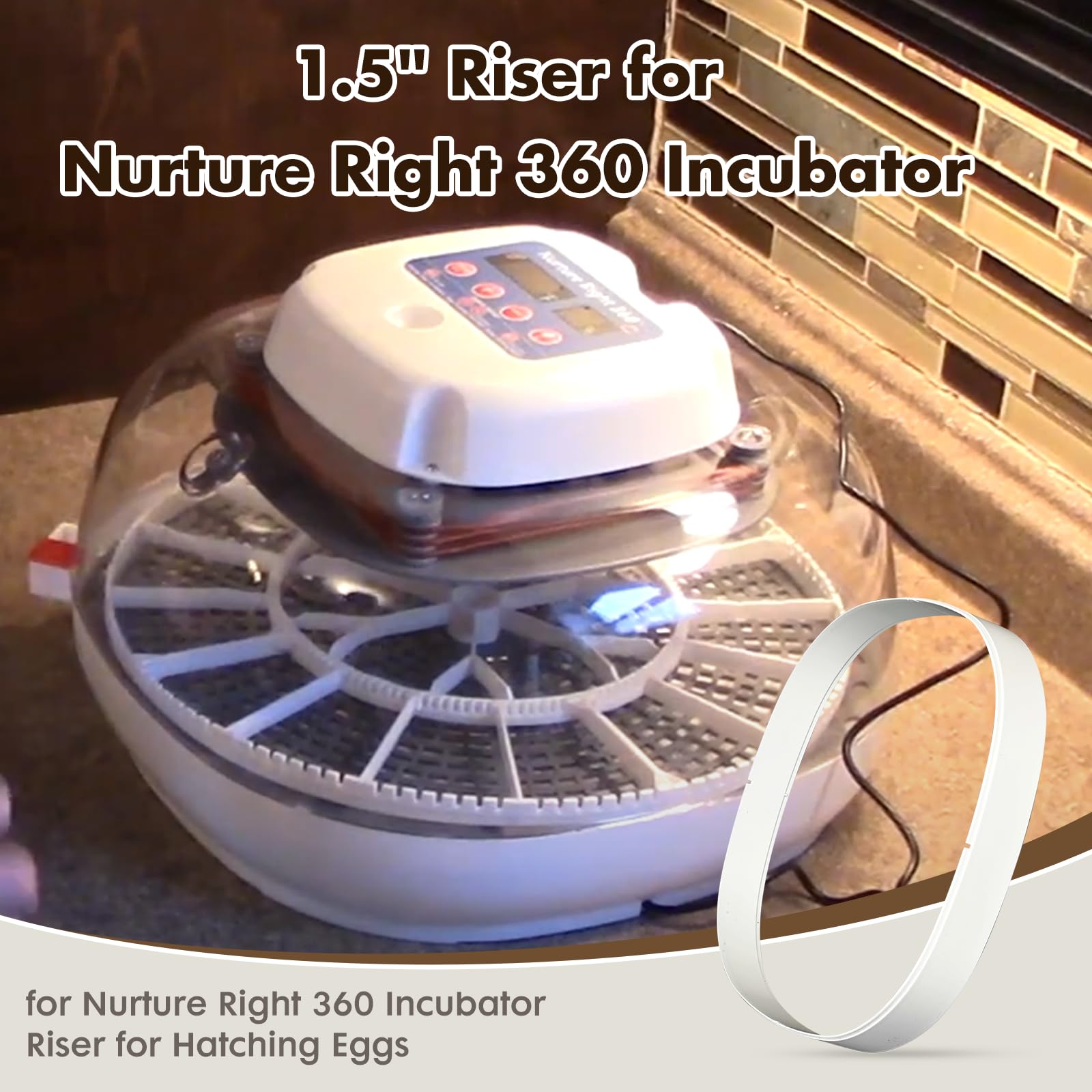 WFXSHparts lid-height increase for Nurture Right 360 improves egg placement and handling.