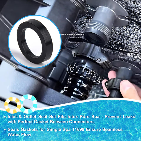WFXSHparts spa gasket compatibility covers multiple Pure Spa models for versatile maintenance.