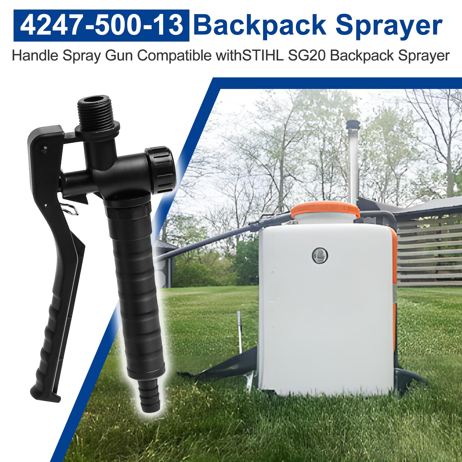 WFXSHparts STIHL SG20 compatibility sprayer handle ensures easy fit.
