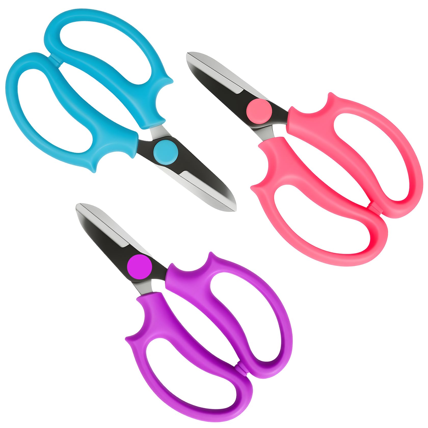 WGEGO Garden Flower Scissors with rose-cut blade for precise pruning.