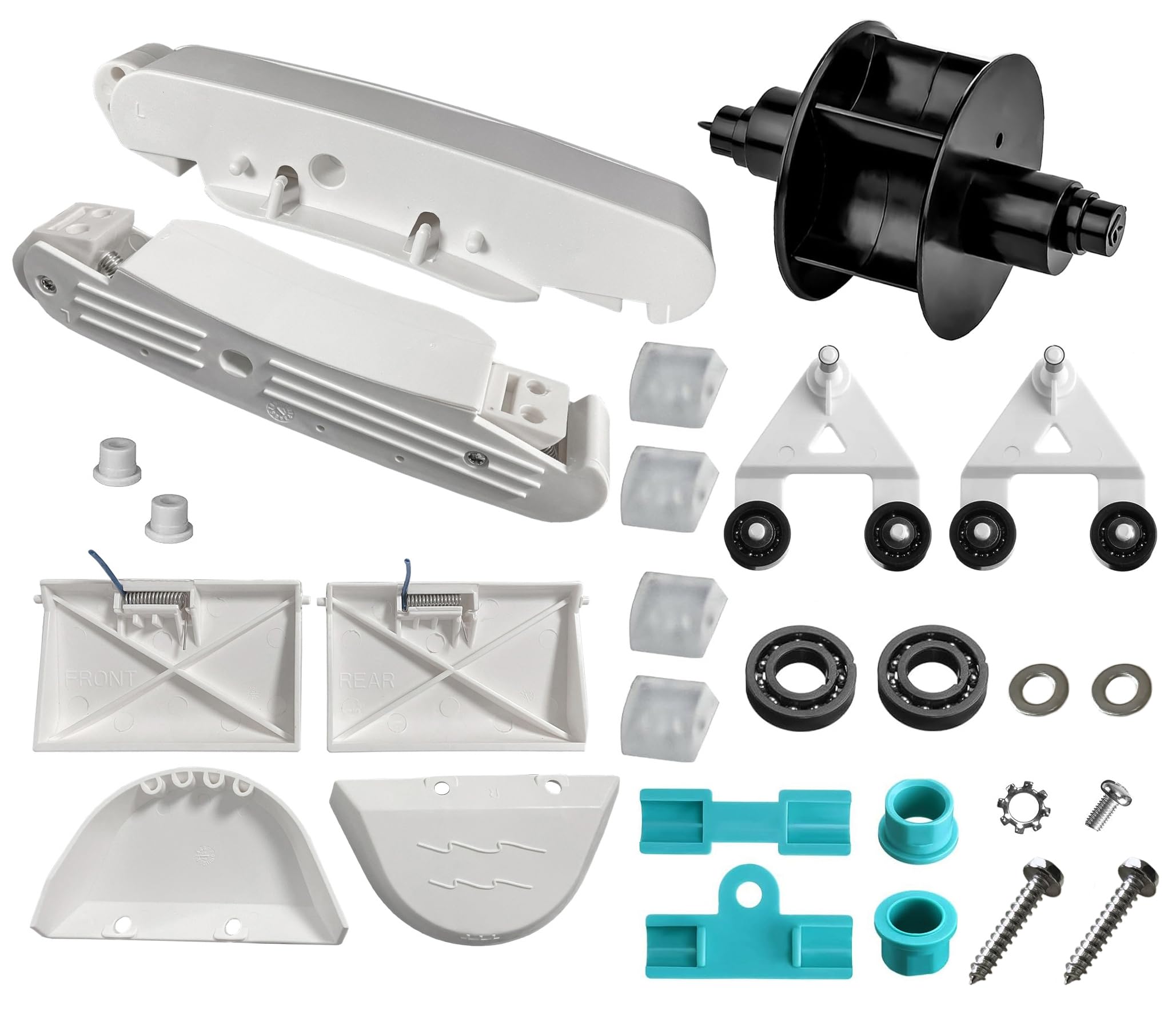 WGLRRGU AXV417WHP pod swing kit for smoother debris pickup.
