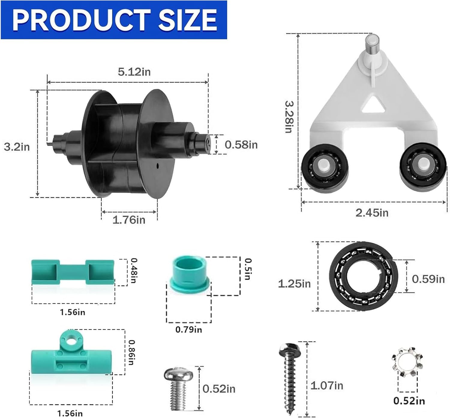 WGLRRGU AXV621DAT turbine kit boosts suction and debris handling.