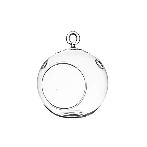 WGVI Hanging Terrarium Globe, 3x4 inch, stylish windowsill display