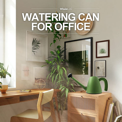 WhaleLife green design supports neat, controlled watering near roots.