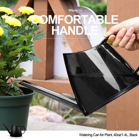WhaleLife small-space friendly watering can for compact indoor gardens.