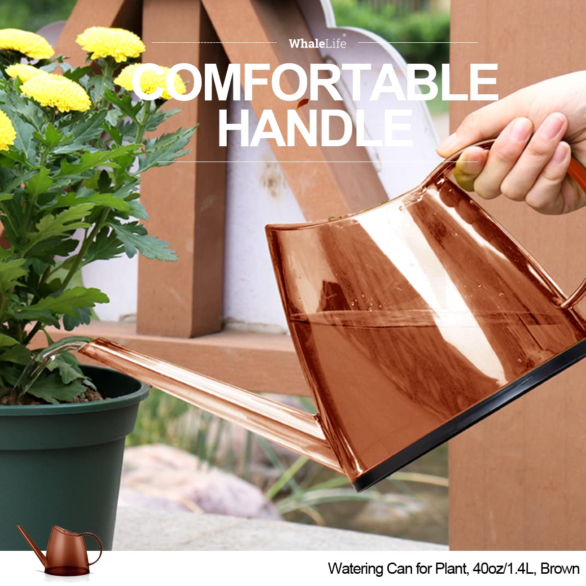 WhaleLife durable plastic is easy to wipe clean
