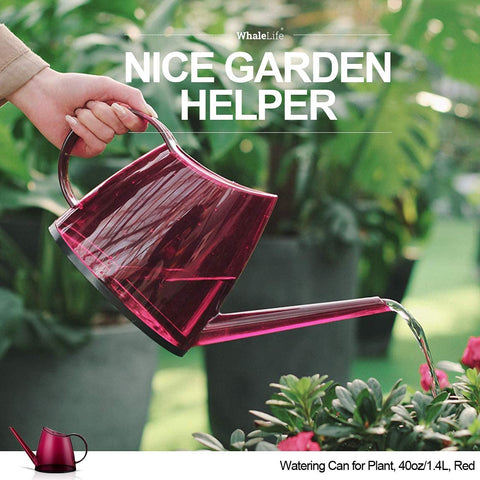 WhaleLife 1.4L capacity ideal for small indoor plants and balcony pots.