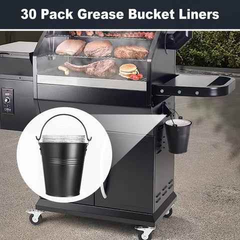 Whaleme BAC407 foil liner tray for buckets reduces spills.