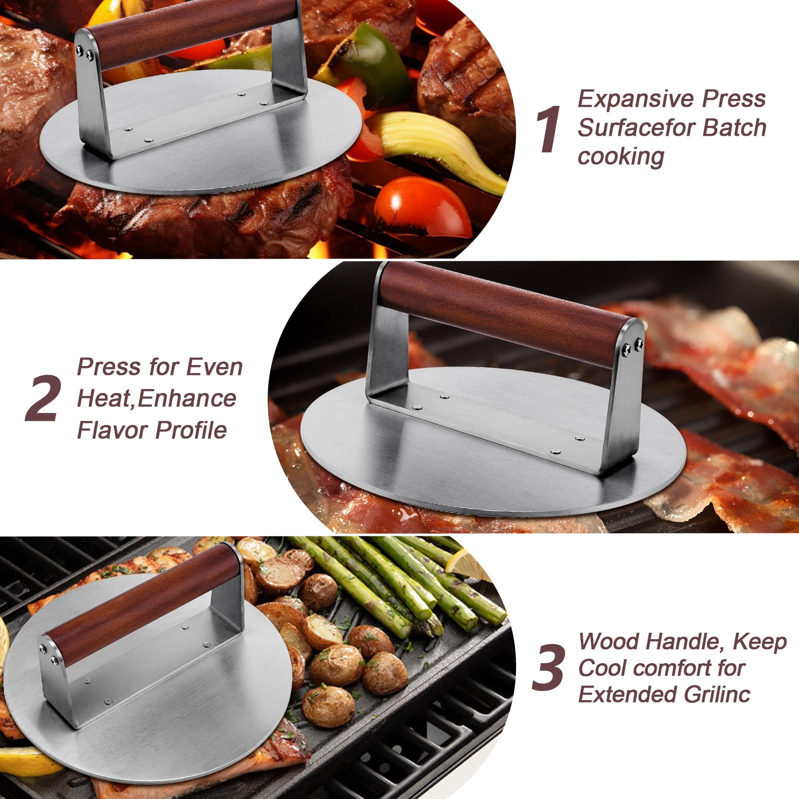 Whaleme BBQ press ideal for tailgate parties