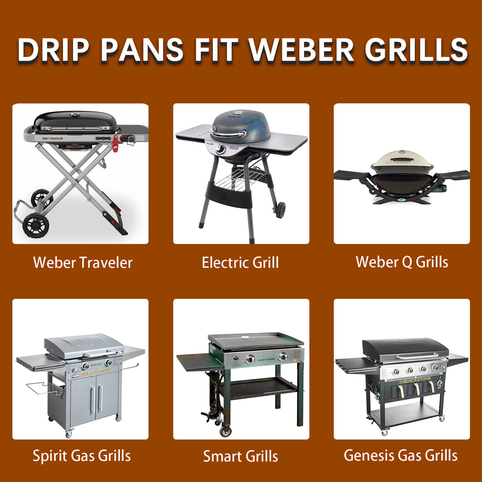 Whaleme drip-pan liner for Genesis series keeps residue away after grilling