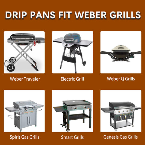 Whaleme drip-pan liner for Genesis series keeps residue away after grilling