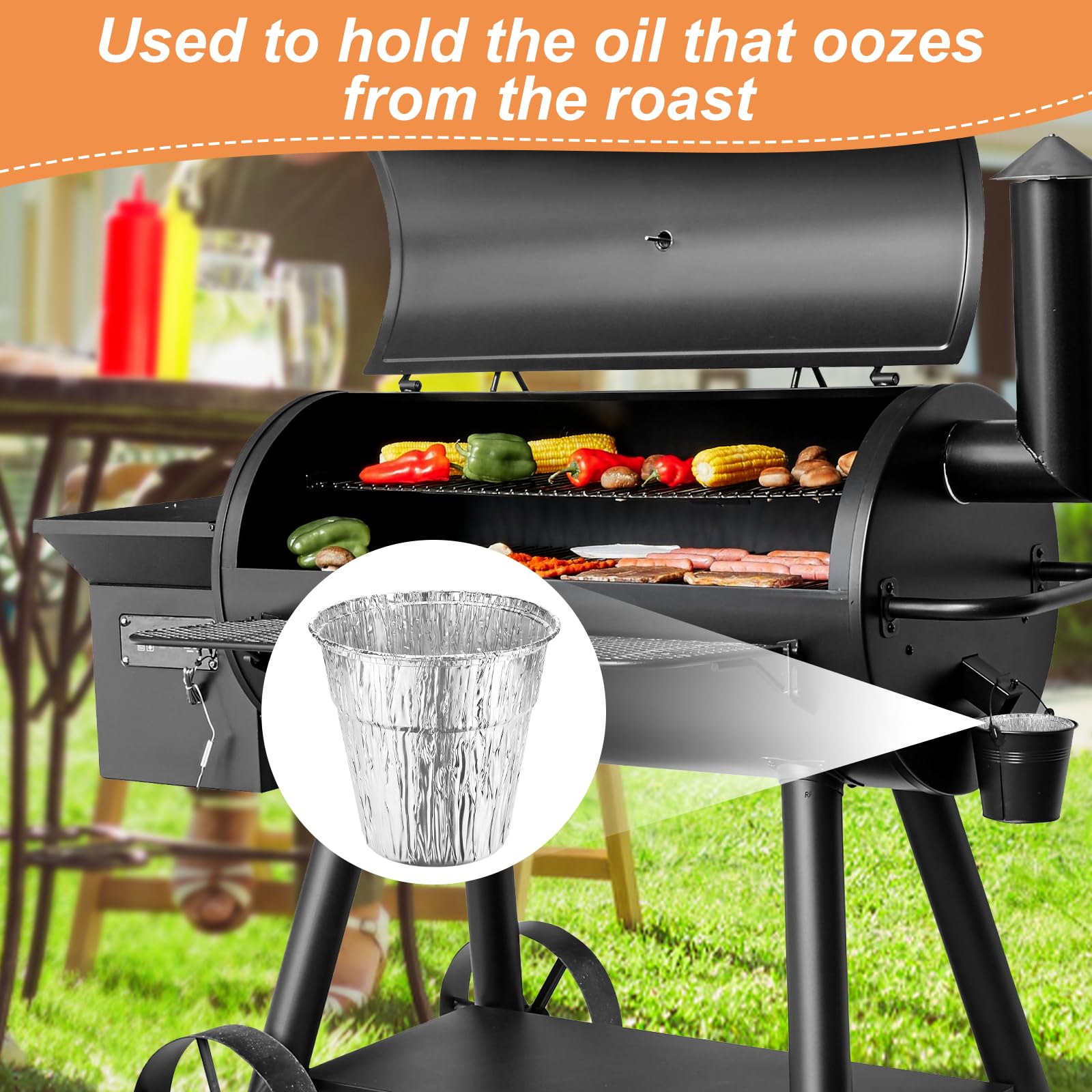Whaleme durable aluminium liner withstands high heat without melting.
