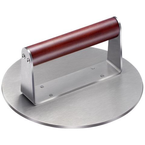 Whaleme extra-large burger press with 8.5-inch flat surface for even patties