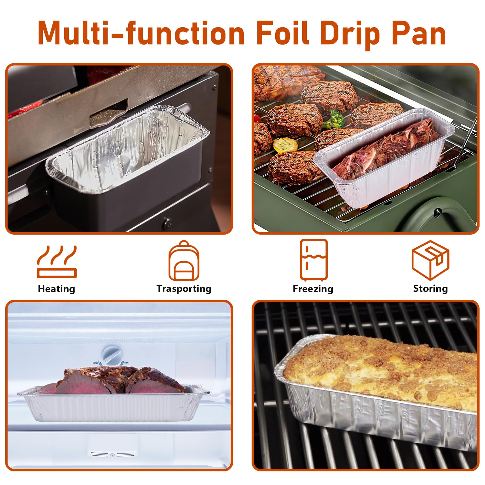 Whaleme stackable liners save space in the pantry or grill area.